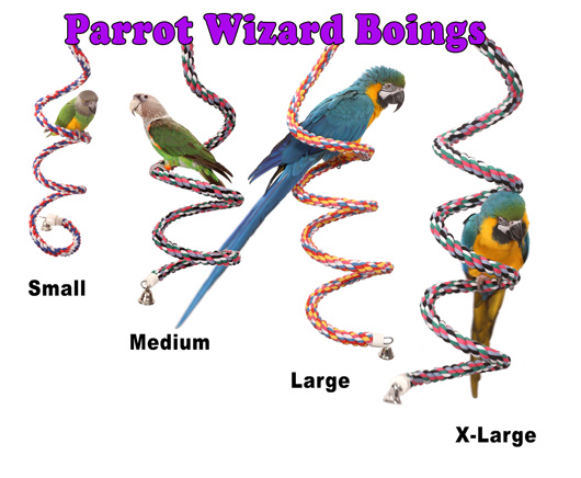 Rope Boing Perch Sizes