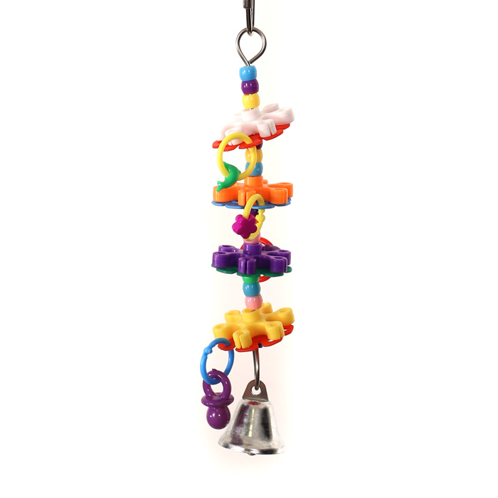 Cheaper Chews - CC102 Plastic Beads and Flowers Toy for Small Parrots and Parakeets