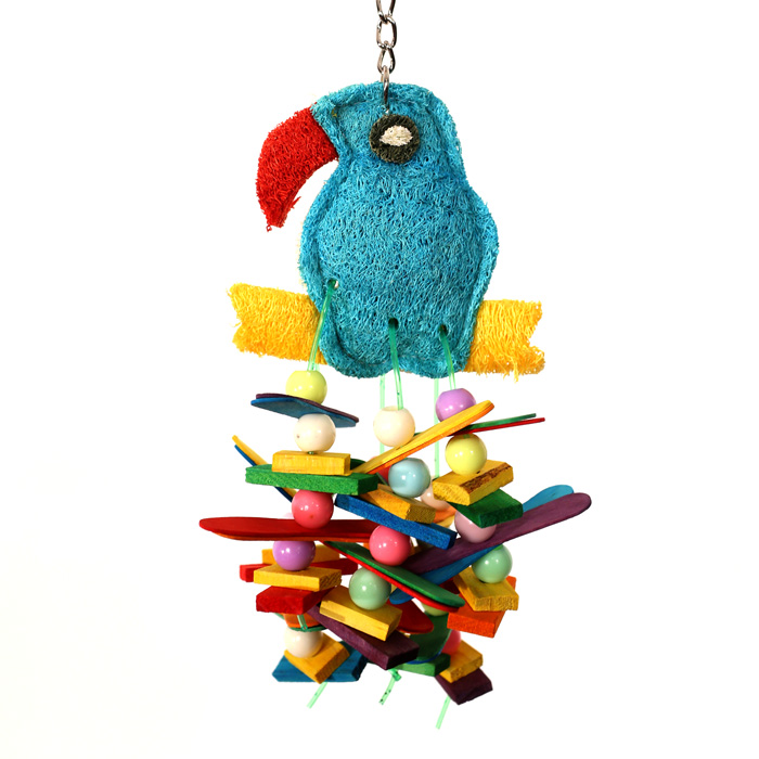 Cheaper Chews - CC203 Loofah Toucan Small Parrot Toy