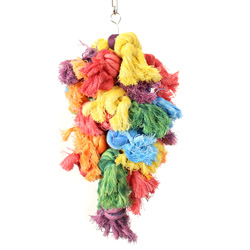 Cheaper Chews - CC501 Colorful Ropes & Knots Large Parrot Toy