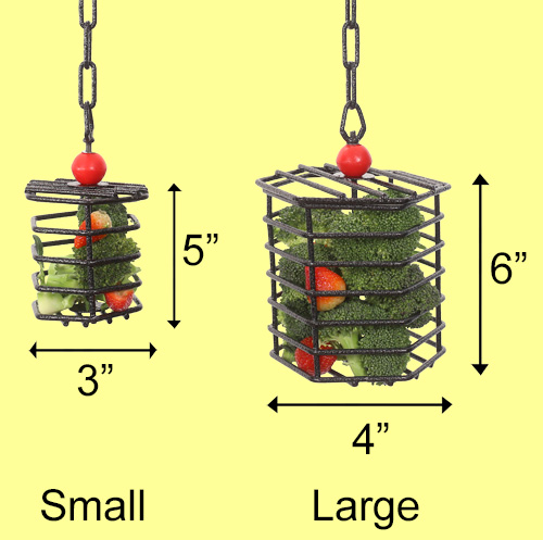 Foraging Cage Sizes Small and Large