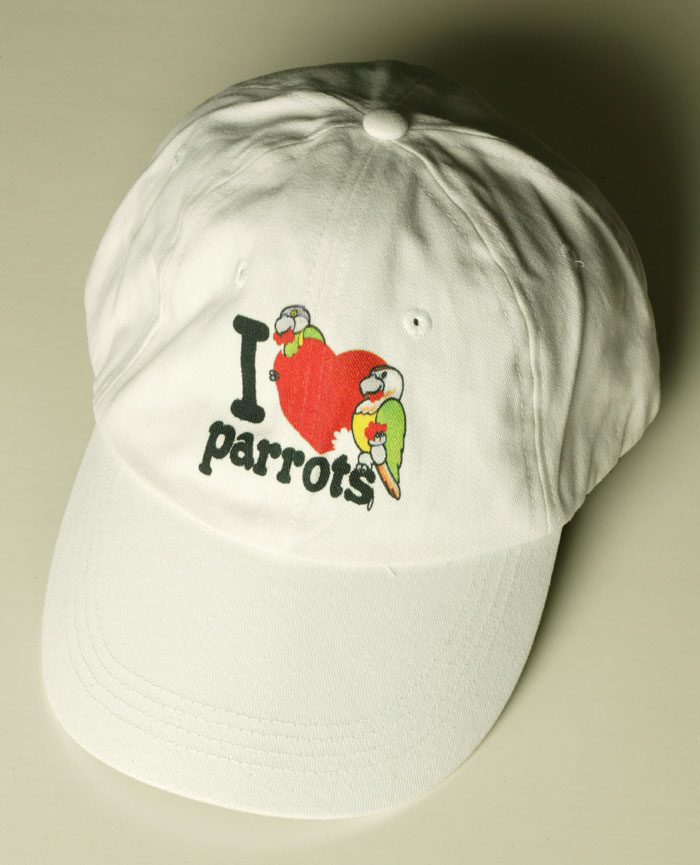 Baseball Cap With Parrots