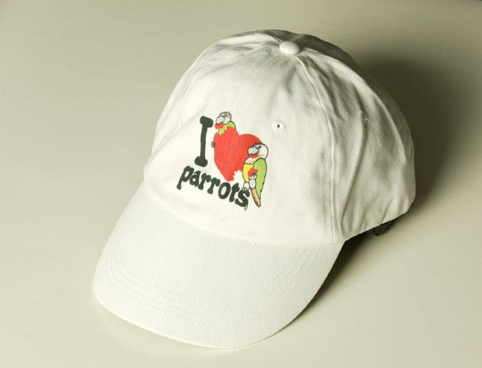 Baseball Cap With Parrots