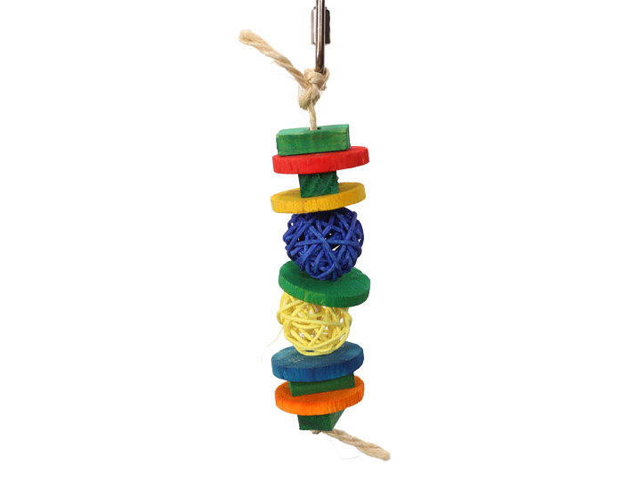 Mini Stack Wood Toy for Small Parrots and Parakeets