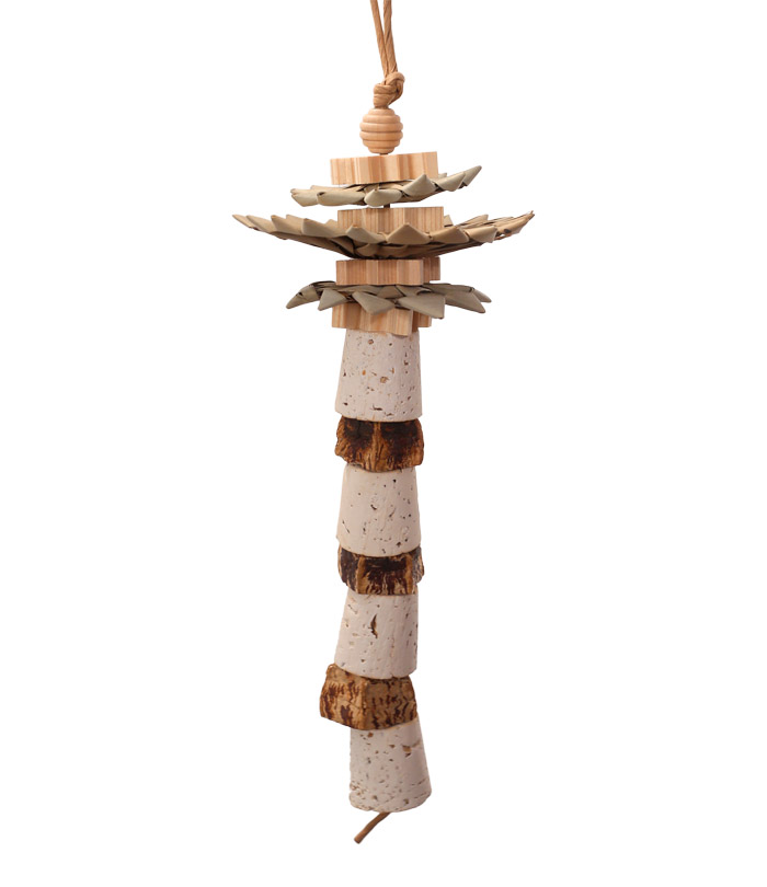 Woodland Parrot Palm Tree Toy for Small Parrots and Parakeets