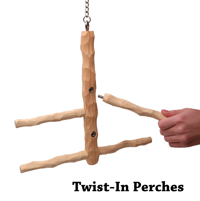 Perches Twist into the Tree Swing