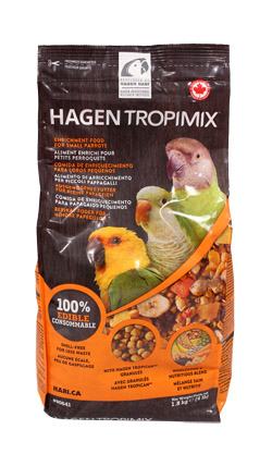 Hagen Tropimix Small Bird Food 4lb Package