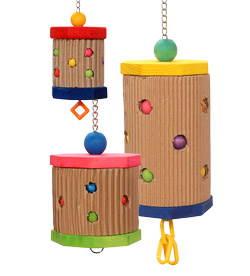 Woodpecker Parrot Toy Available in Small, Medium, and Large Sizes